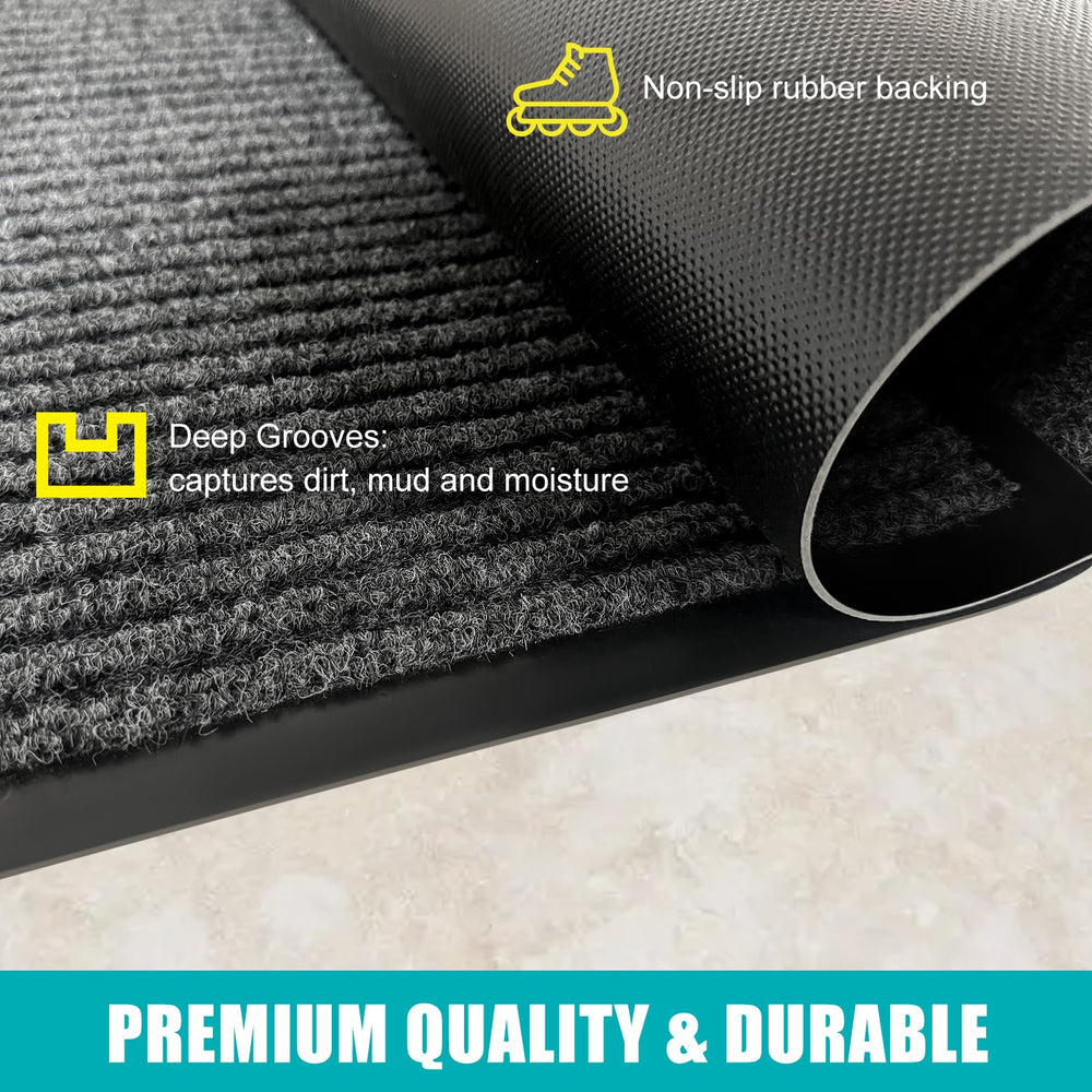 Azadx 3'x4' Door Mat in a busy office setting