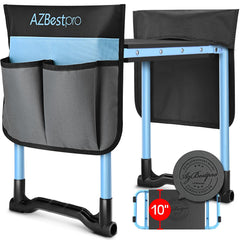 AZBESTPRO Garden Kneeler and Seat in Pool colour, front view