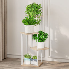 AZERPIAN 4 Tier Plant Stand side view showcasing tiered design