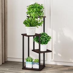 AZERPIAN plant stand side view showing four tiers