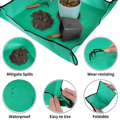 Azureblue Large Plant Repotting Mat during indoor potting