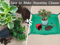 Azureblue Large Plant Repotting Mat folded for storage