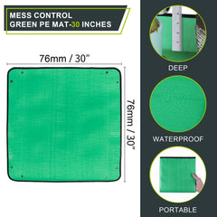Azureblue plant repotting mat showing high side walls