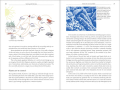Back cover of Teaming with Microbes highlighting key features