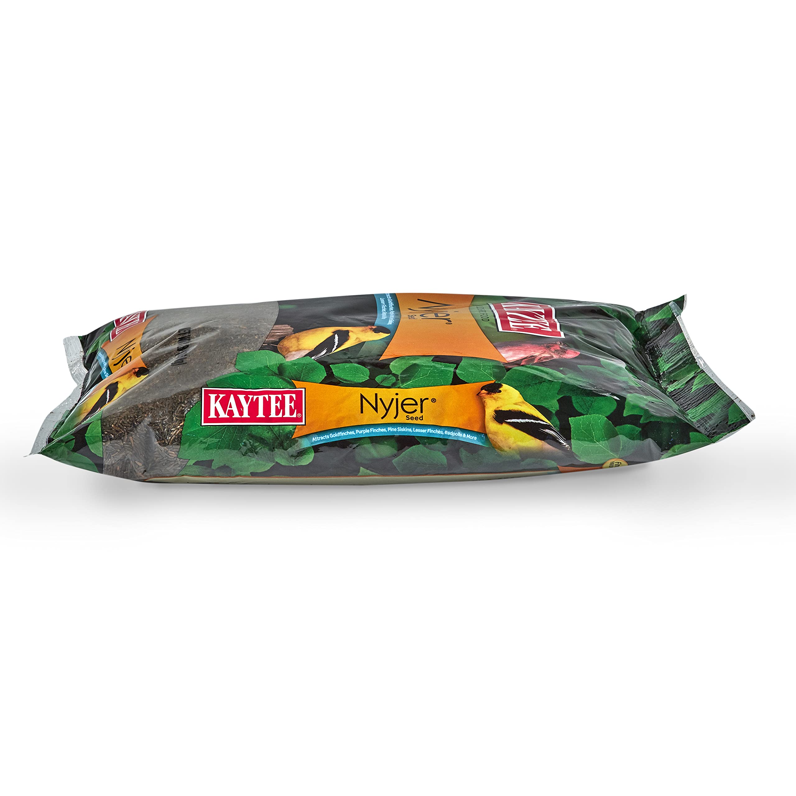 Back of Kaytee Nyjer Seed packaging with ingredients