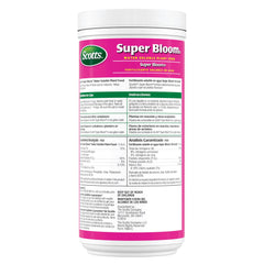 Back of Scotts Super Bloom Plant Food packaging