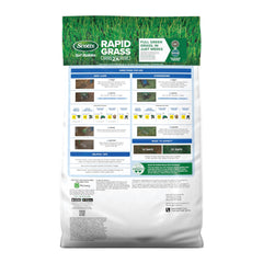 Back of Scotts Turf Builder Rapid Grass Sun & Shade Mix package