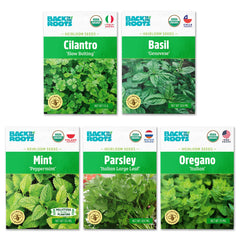 Back to the Roots Organic Herb Seeds Variety 5-Pack front view