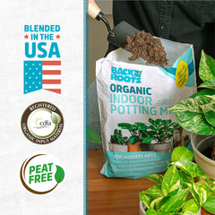 Back to the Roots Organic Indoor Potting Mix packaging