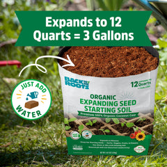 Back to the Roots Organic Seed Starting Mix with herbs and vegetables