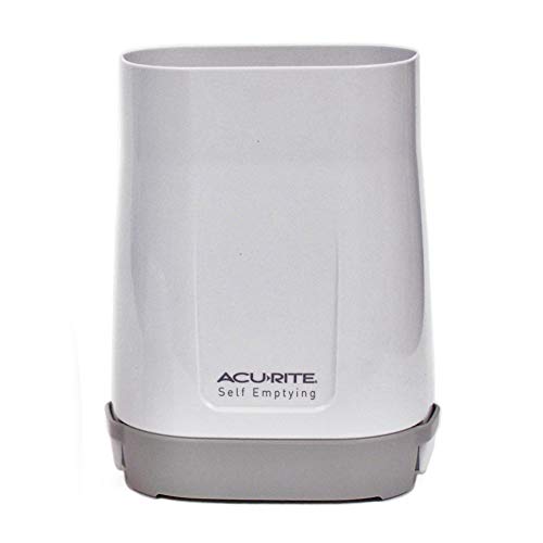 Back view of AcuRite Wireless Rain Gauge with connection ports