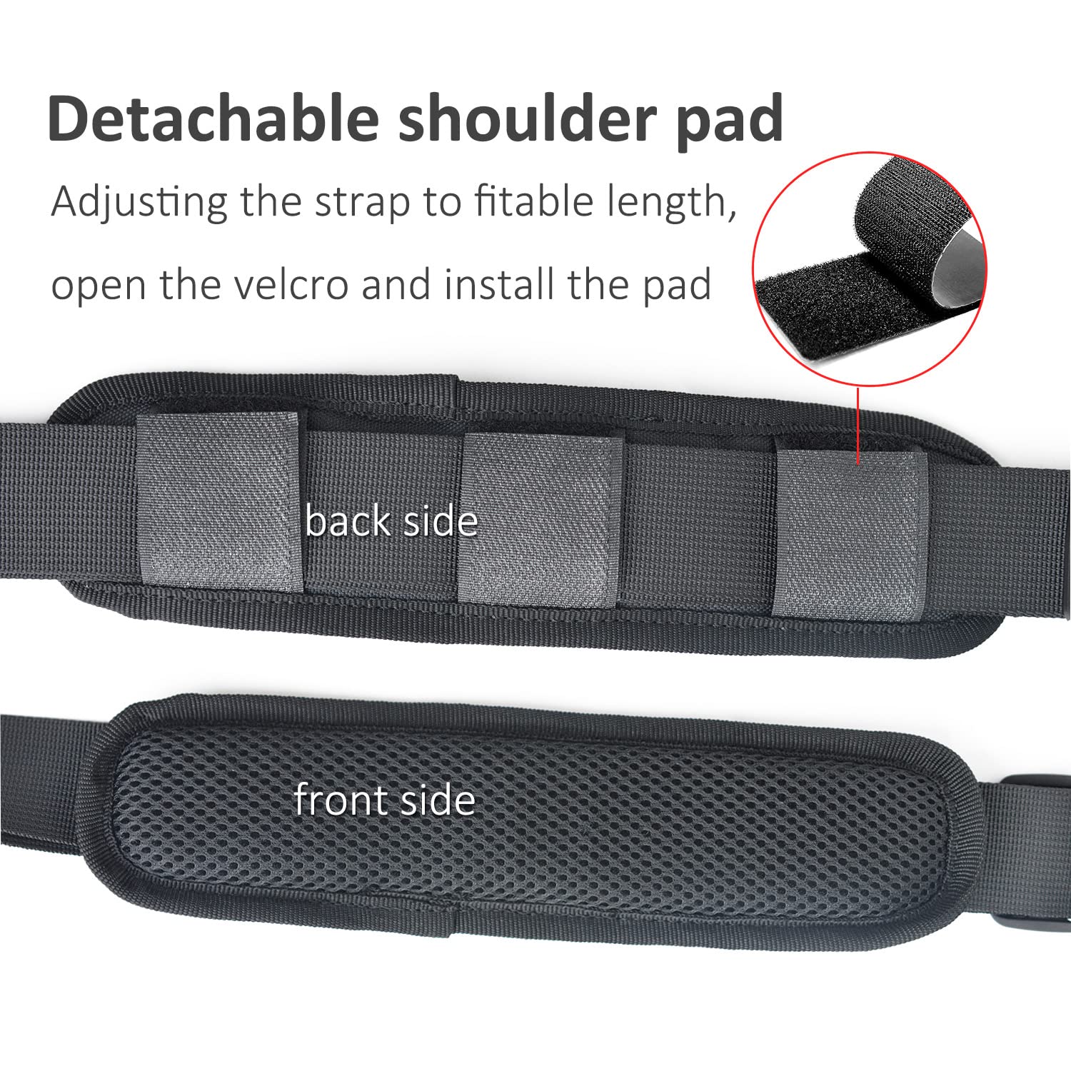Back view of AKUATUZ Trimmer Shoulder Strap Harness