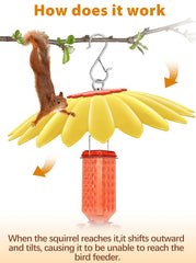 back view of andergi hummingbird feeder dome cover