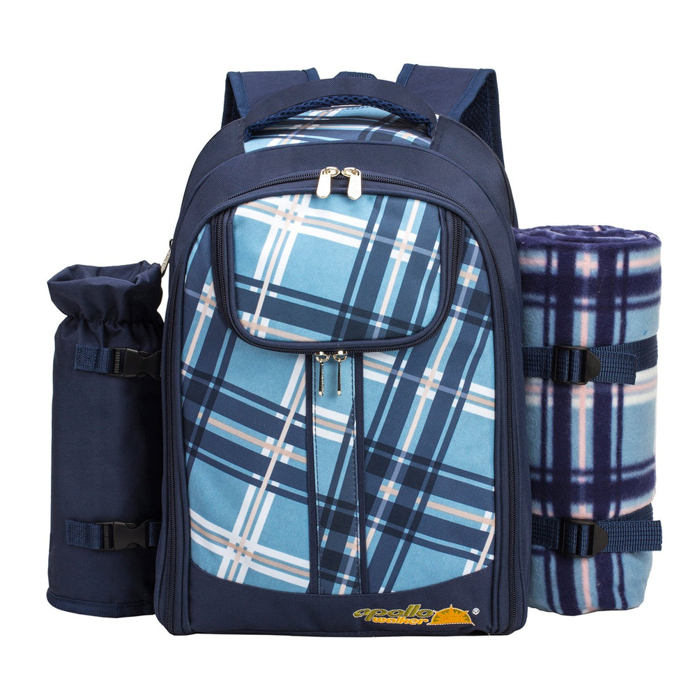 Back view of Apollo Walker Picnic Backpack with padded straps