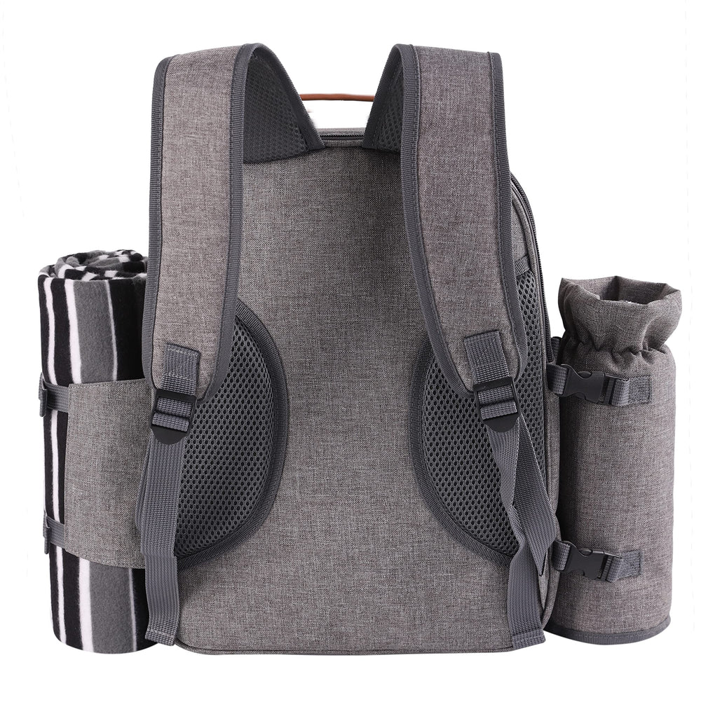 Back view of Apollo Walker Picnic Backpack with padded straps