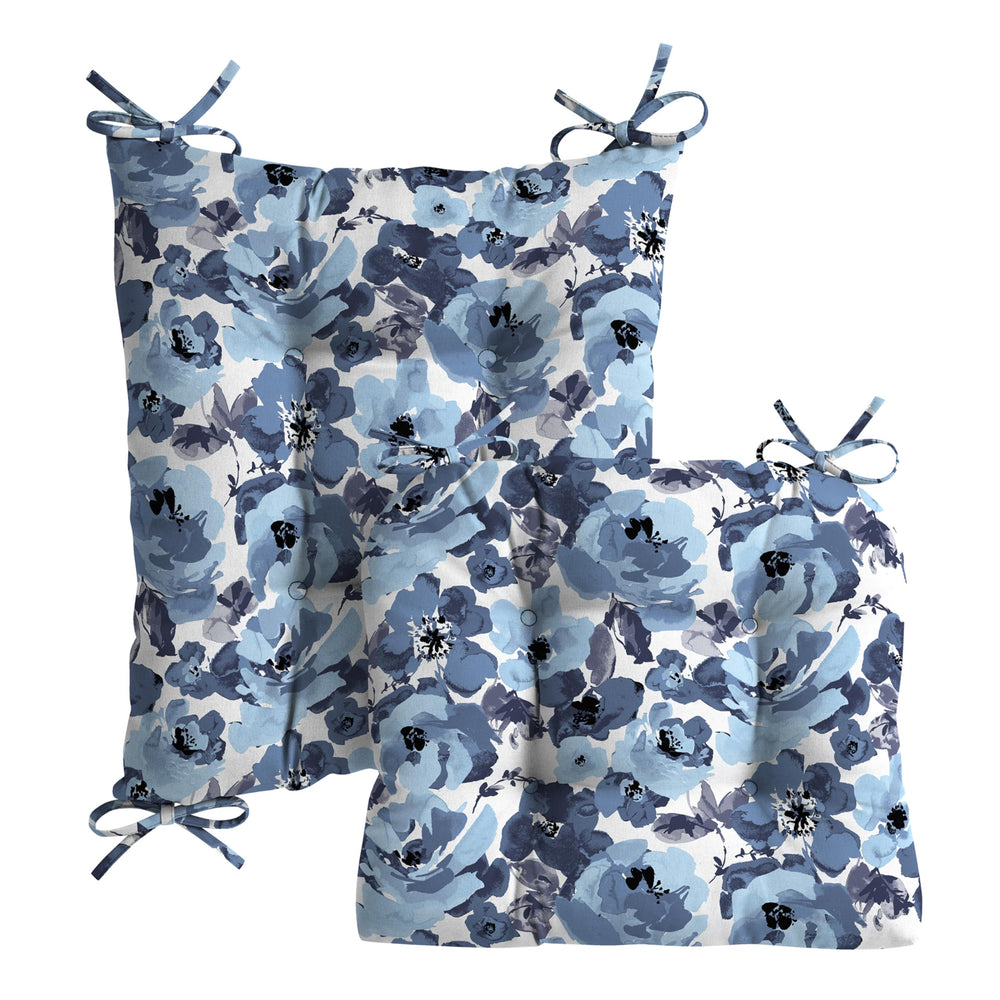 Back view of Arden Selections Rocking Chair Cushion showing ties