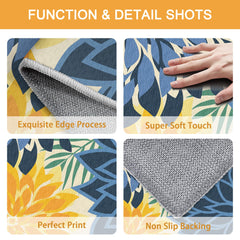 Back view of Arenarug outdoor rug showing non-slip backing