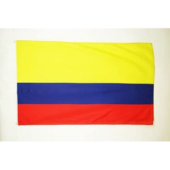 Back view of AZ FLAG Colombia Flag showing reinforcement seams