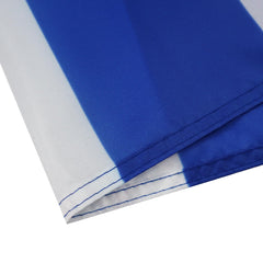 Back view of AZ FLAG Greece Flag highlighting reinforced seams
