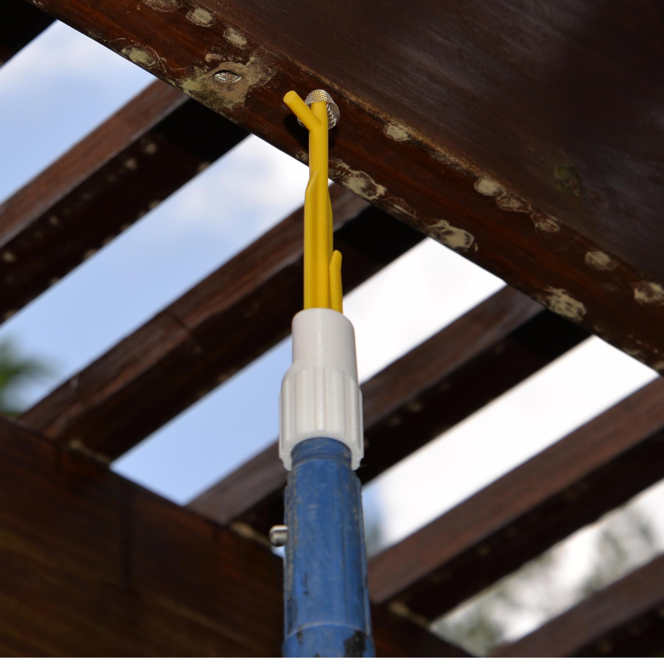 Back view of BB PRO Carpenter Bee Trap package