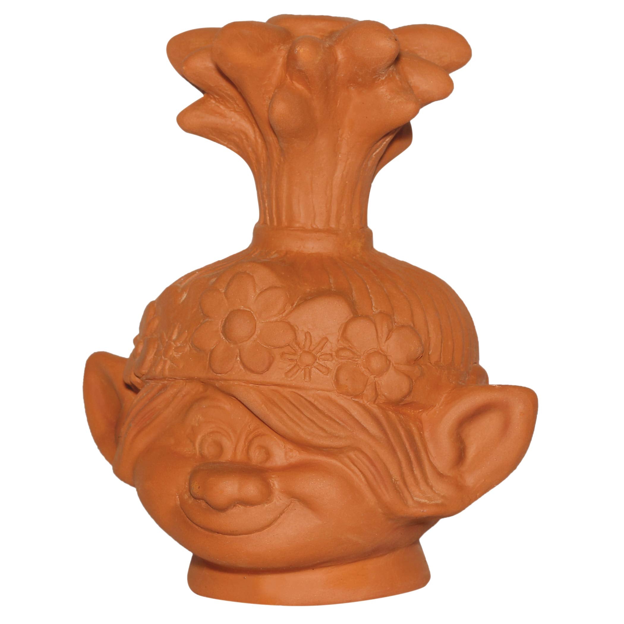 Back view of Chia Poppy planter with seed pack