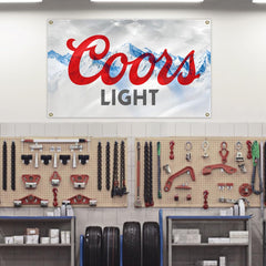 Back view of Cool Beer Flag 3x5 Ft showing material texture