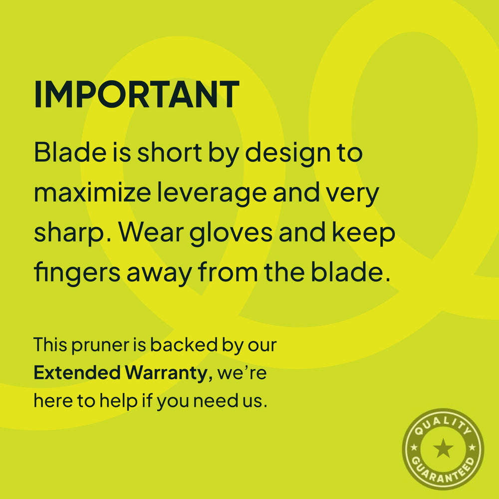 Back view of Craft911 pruning shears showing handle design
