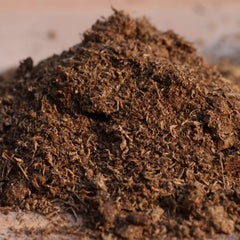 Back view of Doter Organic Sphagnum Peat Moss package showing instructions