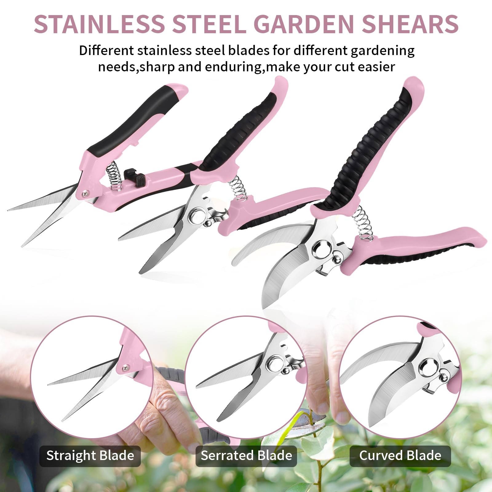 Back view of Drametic+ pruning shears showing ergonomic handle