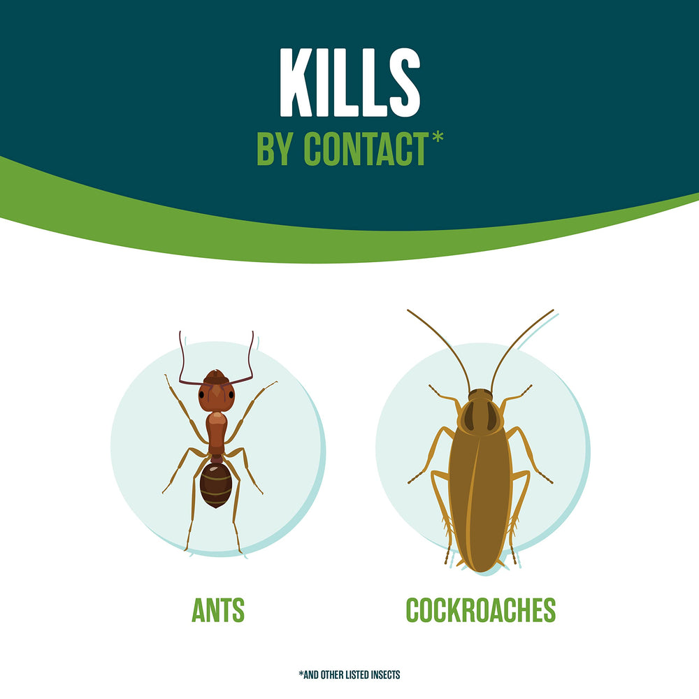 Back view of EcoLogic Home Insect Control Spray 64oz with ingredient details