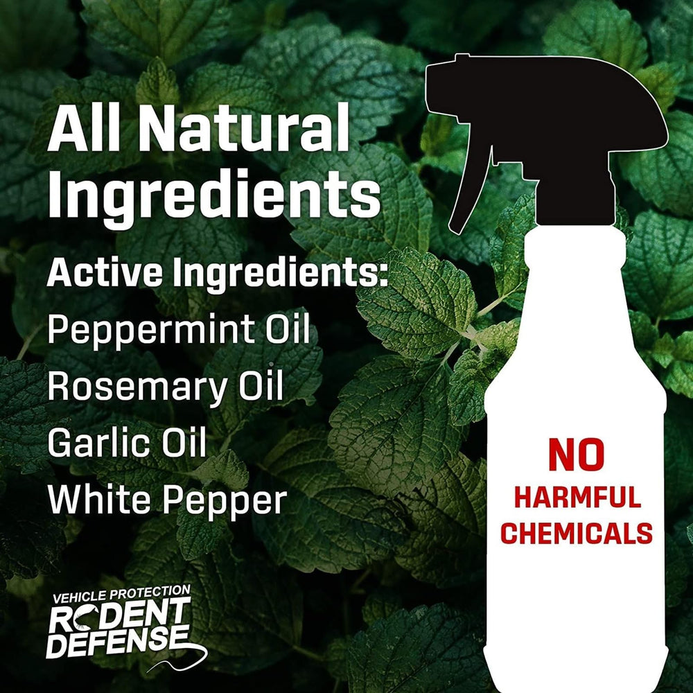 Back view of Exterminators Choice Mice & Rat Protection Spray 128 Fl Oz