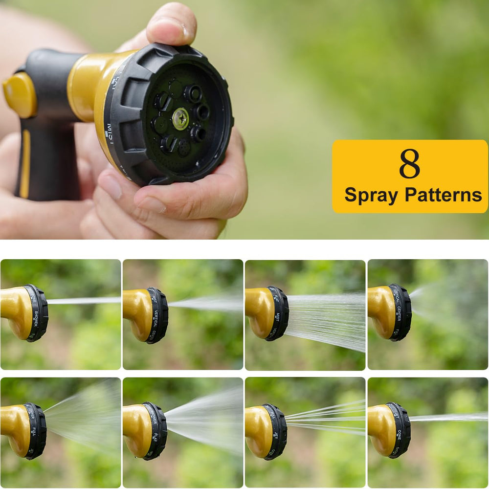Back view of FANHAO Heavy Duty Garden Hose Nozzle
