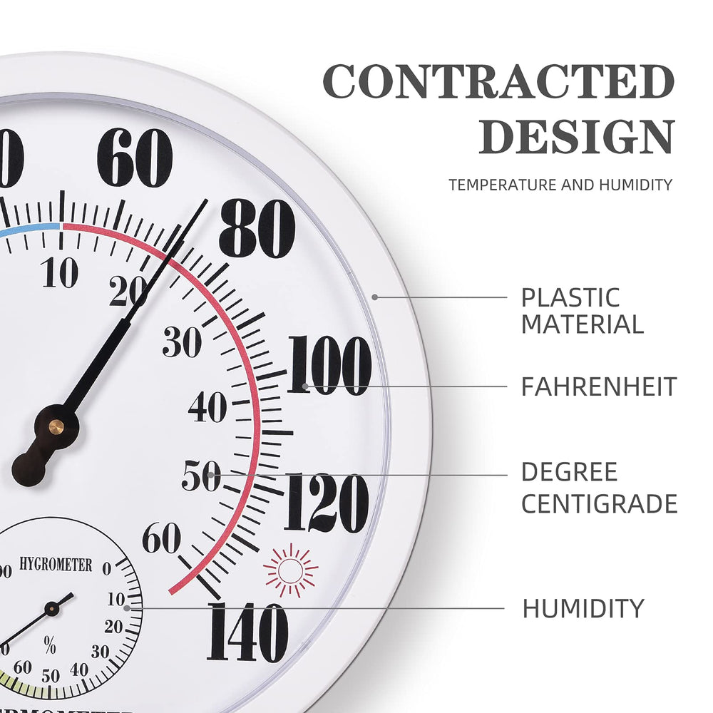 Back view of FILL AWAY Indoor Outdoor Thermometer