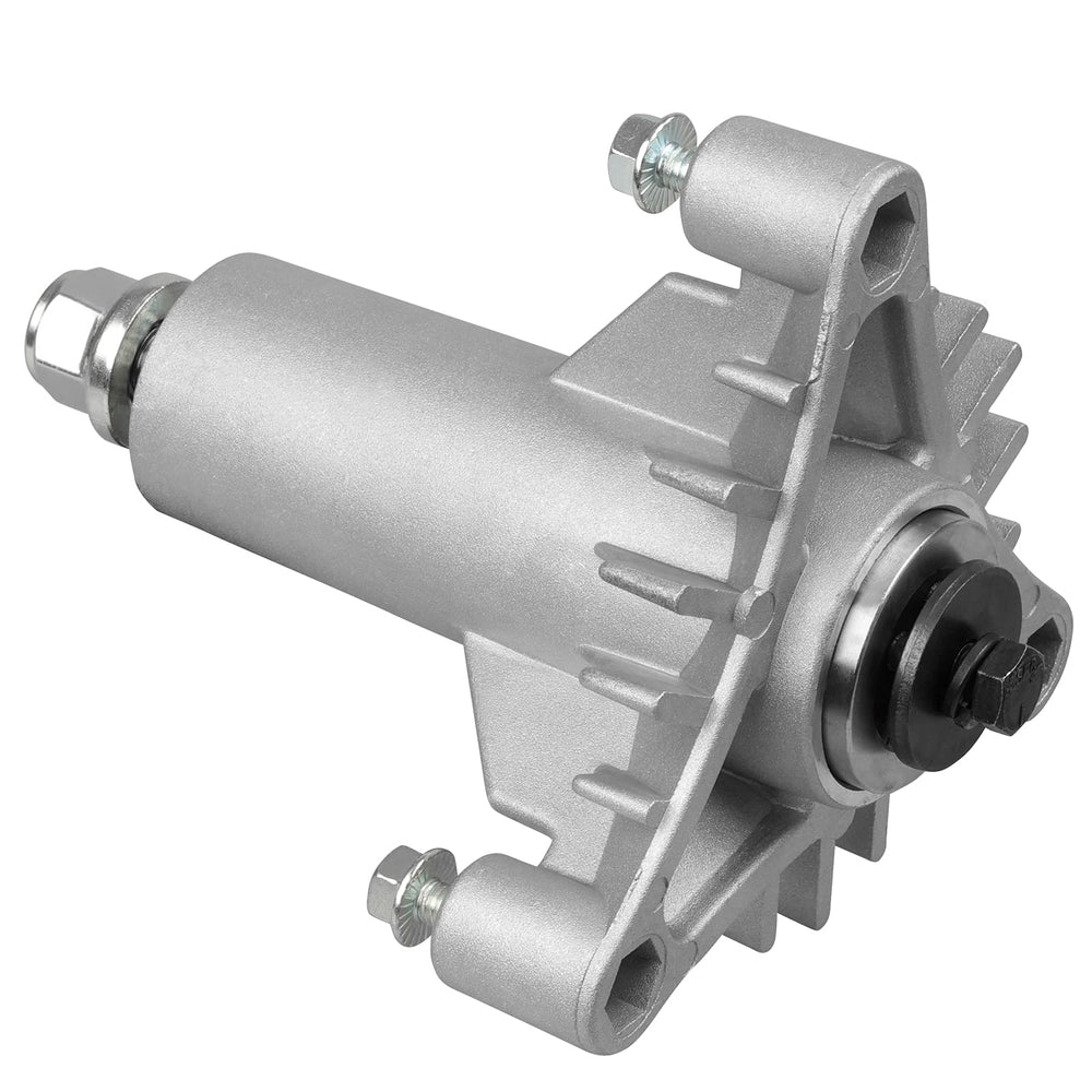 Back view of Fourtry Spindle Assembly for mower replacement