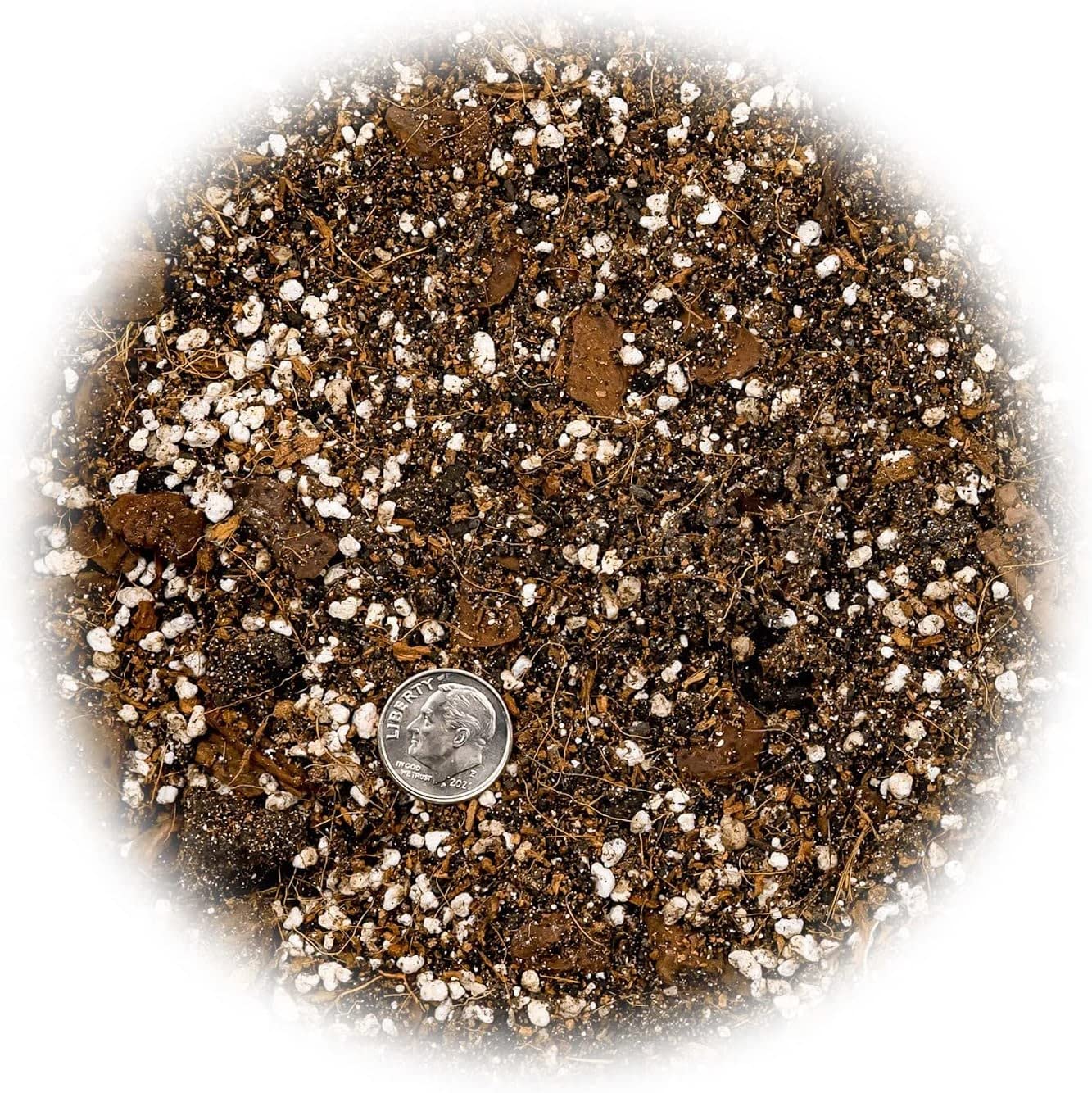 Back view of Gardenera Spider Plant Potting Soil Mix bag