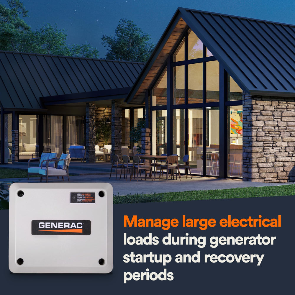 Back view of Generac 50 Amp Load Manager module
