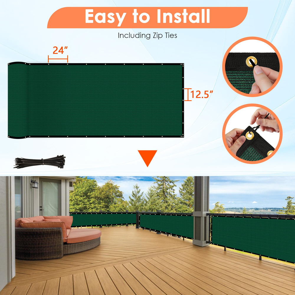 Back view of i COVER Privacy Screen installed