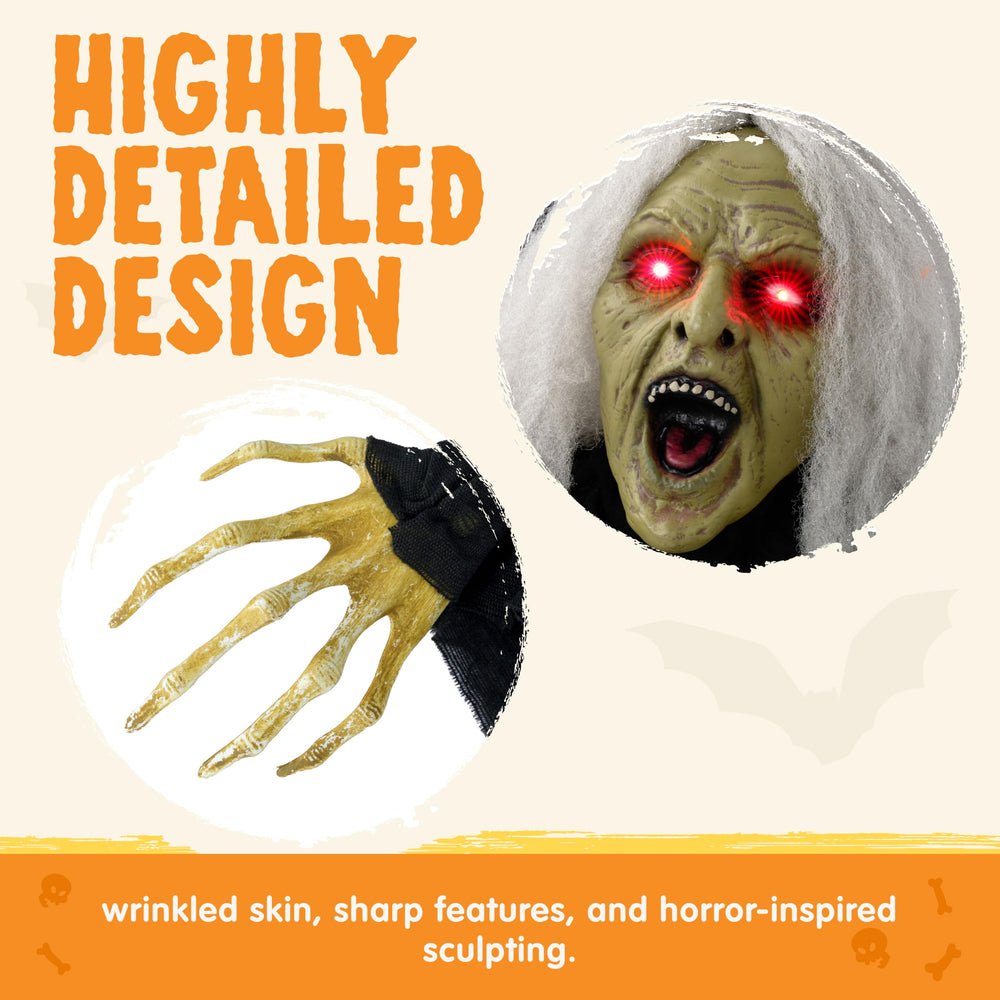 Back view of JOYIN Zombie Halloween Decoration