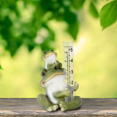 Back view of La Crosse Frog Rain Gauge