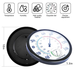 Back view of Lirches Outdoor Thermometer Hygrometer