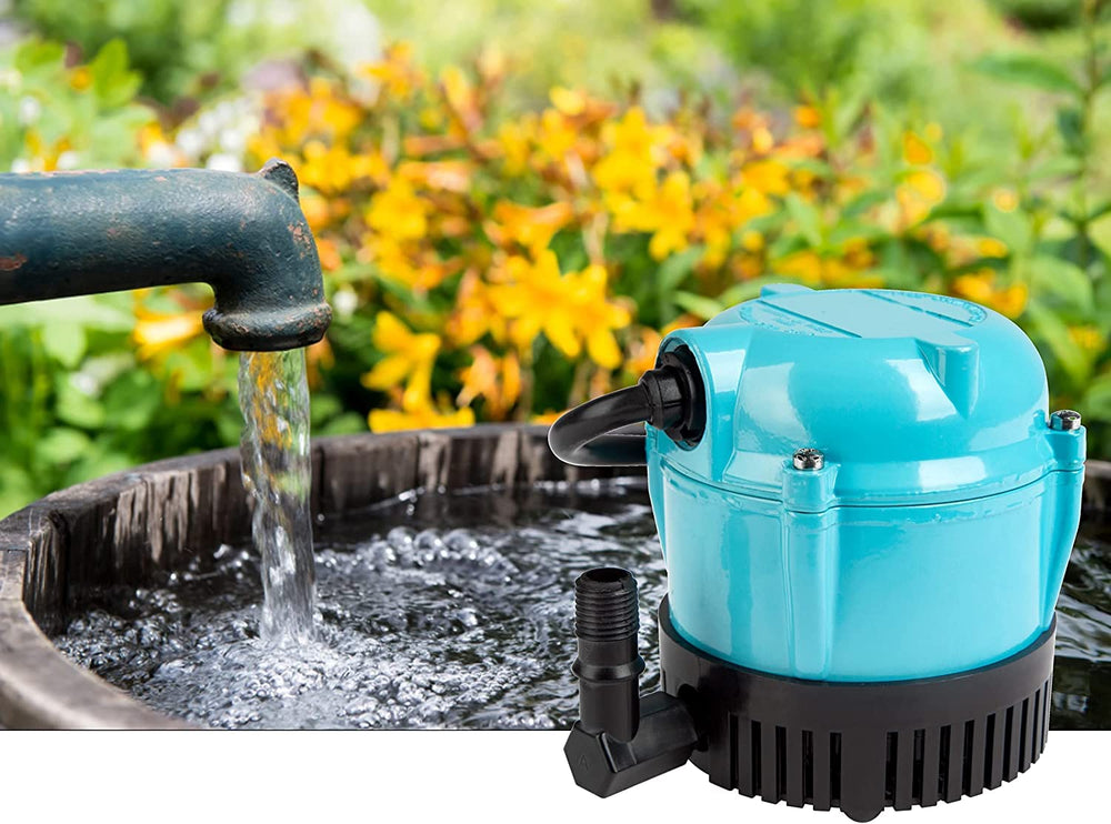 Back view of Little Giant Submersible Pump showing motor housing