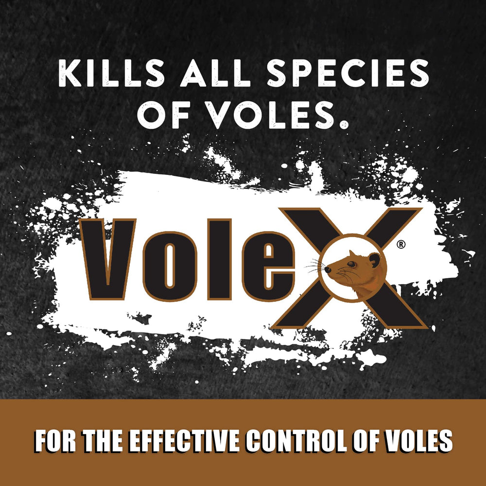 Back view of MouseX VoleX Pellets packaging