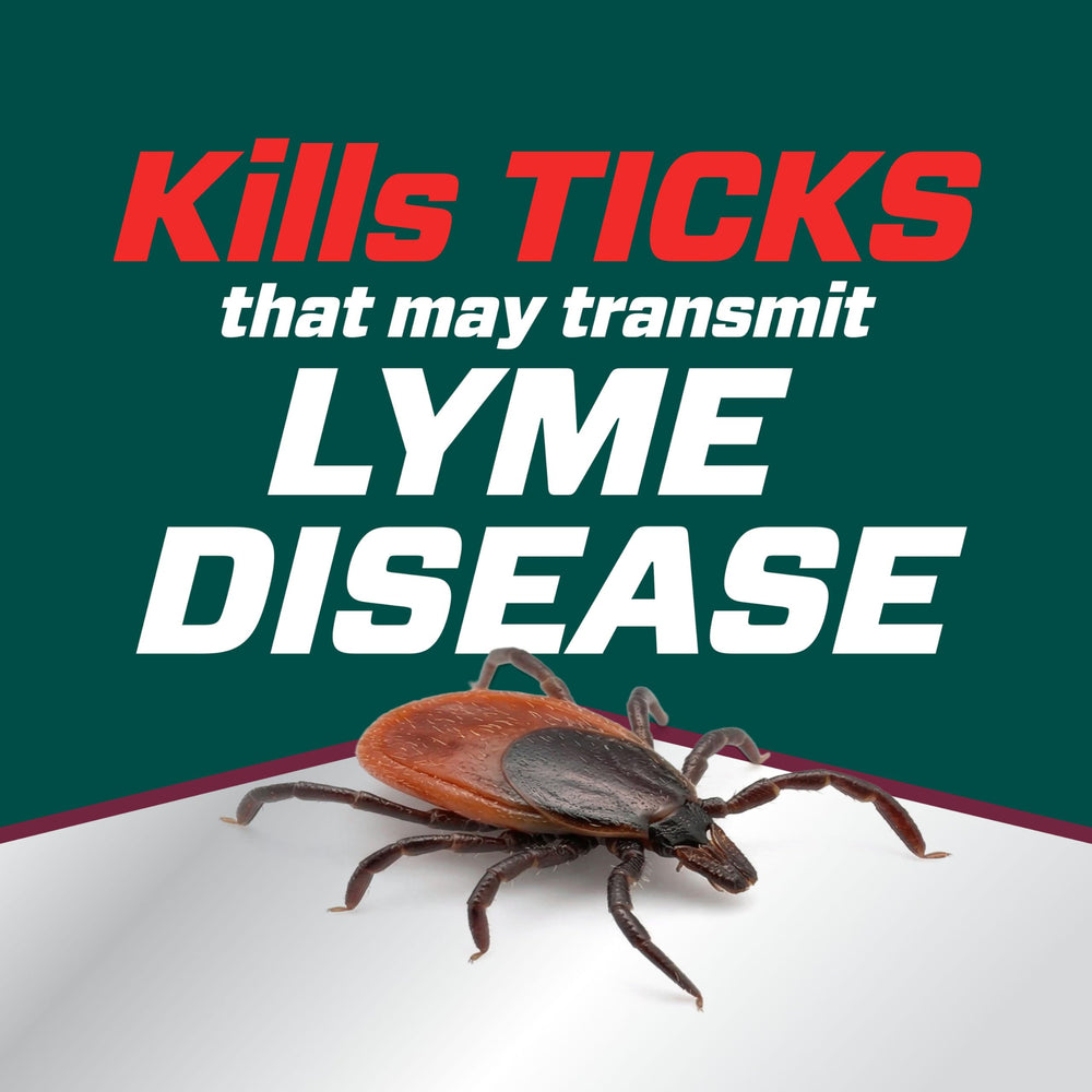 Back view of Ortho Tick B-gon Tick Killer Ready-to-Spray bottle