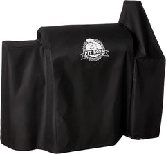 Back view of PIT BOSS Deluxe Grill Cover showing drawstring closure