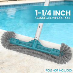 Back view of POOLWHALE pool brush head