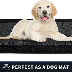 Back view of PURRUGS Hallway Runner Rug with non-slip TPR backing