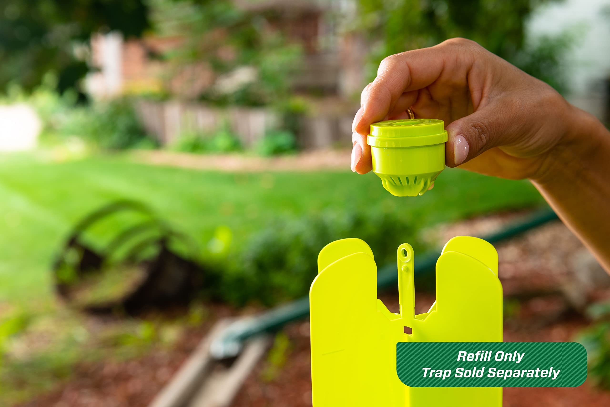 Back view of RESCUE! Japanese Beetle Trap Refill Lure package
