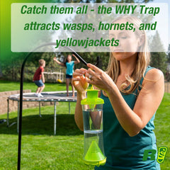 Back view of RESCUE! Non-Toxic Wasp Trap Refill package