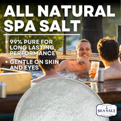 Back view of Sea Salt Superstore Hot Tub Spa Salt 5 lb bag