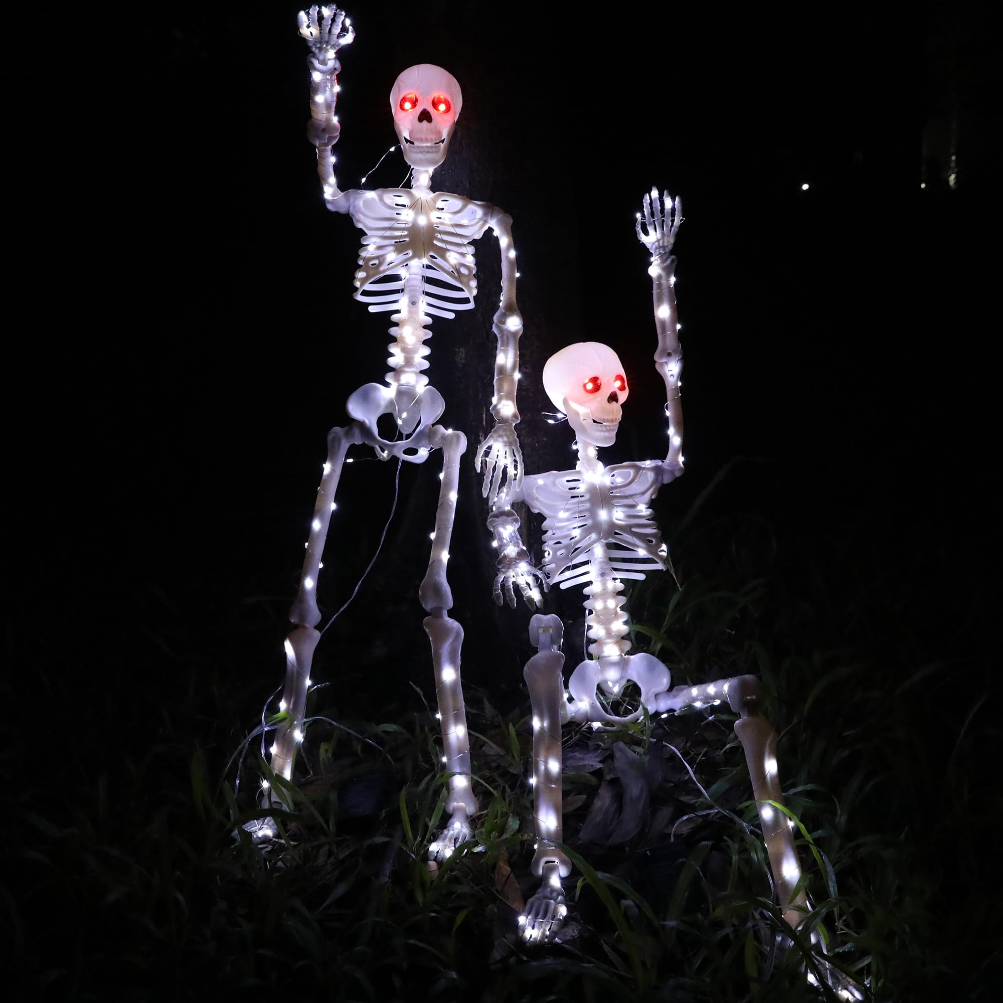 Back view of Starweeks skeleton showing realistic bone texture